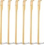 Renook Back Scratcher, 16.5IN Pack Of 6, Traditional Finger-like Bamboo Wooden. Fixed Price $17.30.