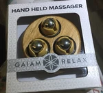 Gaiam Relax Hand Held Massager Stimulates Blood Flow Soothes Sore Achy Muscle. Fixed Price $9.99.