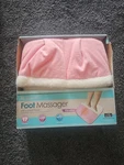 Health Touch Foot Vibration Massager Comfort Fabric Pink W/white Trim. Fixed Price $5.00.