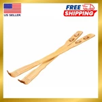2 Pack Bamboo Back Scratcher Massage Rollers Long Reach Therapeutic Usa Seller. Fixed Price $10.00.