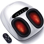 Knqze Shiatsu Foot Massager With Heat, Compression, Deep Kneading White. Fixed Price $113.99.