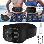 Rechargeable Ems Abdominal Muscle Toning Belt Trainer Abs Stimulator Toner. Fixed Price $25.99.