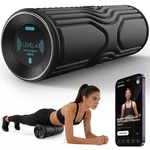 Vibrating Foam Roller With Smart App Control, 5-SPEED Electric Deep Tissue Ma.... Fixed Price $154.12.