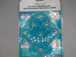 Therawell Full Body Massage Glove Silicone Teal Silver Roller Balls New. Fixed Price $19.99.