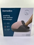 Homedics Vibration Massager W/ Soothing Heat Foot Warmer New - Box. Fixed Price $19.95.