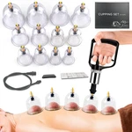 Aikotoo Cupping Kit For Massage Therapy Set With 12 Cups, Black Hand Pump. Fixed Price $25.37.