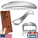 Byyddiy 3-IN-1 Stainless Steel Muscle Scraper Set Gua Sha Massage Tools. Fixed Price $43.23.