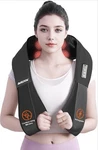 Amzpony Cordless Shiatsu Neck Massager NM-001, Heated, 20 Heads, Black. Fixed Price $21.00.