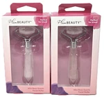 Set Of 2 - Plum Beauty Pink Mini Rose Quartz Facial Roller Massager Travel Size. Fixed Price $9.95.