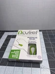 Aculief Natural Acupressure Headache Migraine Tension Relief Wearable Green New. Fixed Price $11.99.