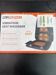 Carshion Vibration Seat Massager With Heat 5 Modes 10 Vibrators Black Ergonomic. Fixed Price $28.99.