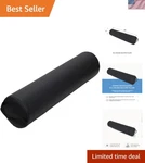 Forpro Black Full Round Bolster Pillow Oil & Stain-resistant Support Yoga. Fixed Price $40.50.