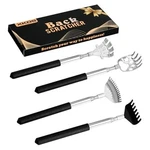 Xkos 4 Pack Different Back Scratcher Portable Telescoping With Rubber Black. Fixed Price $11.75.