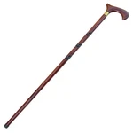 Supportive Wooden Walking Cane Comfortable Ergonomic Derby & Crook Grip. Fixed Price $27.99.