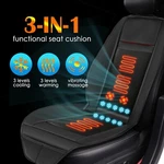 Car Air Cool ,heated & Vibrating Seat Cover Cushion Universal Warmer Pad Massage. Fixed Price $59.99.