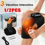Electric Heating Vibration Knee Massager Pain Relief Joint Pad Brace Therapy Leg. Fixed Price $35.95.