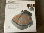 Trakk Relaxation Collection Shiatsu Foot And Back Heating Massager Gray. Fixed Price $35.00.