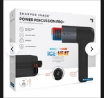 Sharper Image Power Percussion Pro+ Hot Cold Massager New Free Ship. Fixed Price $74.97.