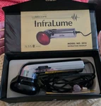 Vintage Lumiscope Infralume Model 3010 Heat Therapy W Extra Bulb Box Tested. Fixed Price $19.95.