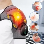 Hailicare Heated Shoulder Massager Brace W/ Vibration Therapy Joint Pain Relief. Fixed Price $37.54.