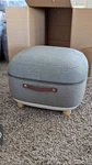 Simple Being Electric Foot Massager Ottoman With Heat. Fixed Price $100.00.