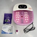 Mood Relish Foot Spa Bath Shiatsu Massage, Vibration & Red Ight Pink MM-20M-2. Fixed Price $41.44.