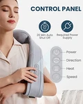 Nekteck Back Massager With Soothing Heat - Pale Gray. Fixed Price $38.33.
