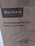 Maxkare Foot Bath Massager With Heat And Bubble Xkam SPA16 New. Fixed Price $32.50.