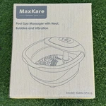 Maxkare Foot Bath Massager With Heat Bubble & Vibration XKAM-SPA16. Fixed Price $32.95.