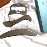 Muscle Scraper Tool Byyddiy 3 1 Stainless Steel Set, Storage Bag New. Fixed Price $23.02.