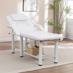 Professional Massage Adjustable Height & Backrest Spa Facial Bed, White. Fixed Price $203.99.