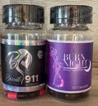 Beauty 911 And Burn Night Weight Loss Pills. Fixed Price $72.00.