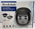 Brand New! Brookstone Collapsible Electric Footbath With 4 Massage Rollers Folds. Fixed Price $54.95.