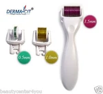 3-IN-1 Derma Skin Roller Titanium 180/600/1200 Pins For Acne Wrinkles, Cellulite. Fixed Price $17.45.