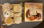 Vintage Sears Vibrating Massager Deluxe Deep Heat With 6 Attachments Origbox. Fixed Price $19.75.