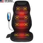Comfier Back Massager With Heat, Vibration Seat Cushion Classic Black. Fixed Price $110.16.