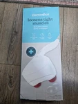 Homedics Percussion Massager Heated Handheld Interchangeable Nodes White Red. Fixed Price $28.90.