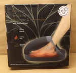 Homedics Soothing Foot Warmer And Vibrating Massager With Heat, Black. Fixed Price $29.99.