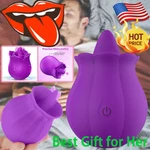 Waterproof-rose-vibrator-clit-nipple-sucker-women-massager-toy-use Lubricant. Fixed Price $7.99.