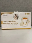 Five FS8801 Shiatsu Kneading Massager With Heat, Tan. Fixed Price $19.99.