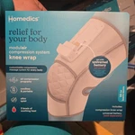 Homedics Modulair Compression Knee Wrap Massager Overlapped Ther. Fixed Price $28.00.