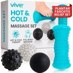 Vive Massage Ball (4 Piece) - Plantar Fasciitis Relief Set, Blue. Fixed Price $32.11.