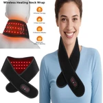 Cordless 660-850NM Red Light Therapy Heat Vibration Neck Wrap Pad Massage 36LED. Fixed Price $23.15.