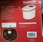 Carepeutic Foot Spa Massager Hydrotherapy And Leg Bath KH301. Fixed Price $120.00.