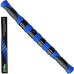 Elite Massage Roller Stick Targets Sore Tight Leg Muscles, Black/blue. Fixed Price $5.18.