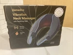 Homedics Vibration Neck Massager W/ Soothing Heat Travel Pillow. Fixed Price $39.00.