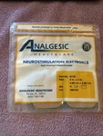 Analgesic Healthcare Neurostimulation Electrodes Q120, Tens Pads, New, Sealed. Fixed Price $5.99.