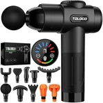 Toloco Gun, Deep Tissue Percussion Massager For Pain Relief, 10 Heads. Fixed Price $83.99.