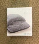 Heated Asora Cozy Gray Plush Foot Pillow W/ Soothing Vibration Massage Brand New. Fixed Price $19.99.