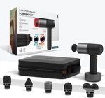 Pro+ Hot & Cold Deep Tissue Massage Gun - 6 Speeds, Attachments, 5 Hour Batt. Fixed Price $39.99.